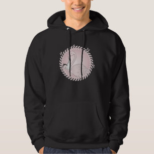 Flamingo brengt de baby in plaats van de ooievaar hoodie