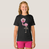 Flamingo Bride Bride Wedding T-shirt (Voorkant volledig)