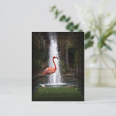Flamingo Briefkaart (Staand voorkant)