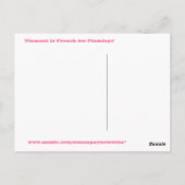 Flamingo Briefkaart (Achterkant)