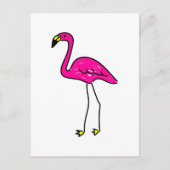 flamingo briefkaart (Voorkant)