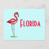 Flamingo Briefkaart (Voorkant)