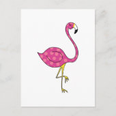 flamingo briefkaart (Voorkant)