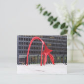 Flamingo Briefkaart (Staand voorkant)