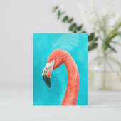 Flamingo Briefkaart (Staand voorkant)