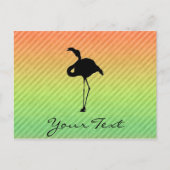 Flamingo Briefkaart (Voorkant)