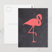 Flamingo Briefkaart (Voorkant / Achterkant)