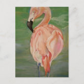 Flamingo Briefkaart (Voorkant)