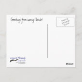 Flamingo Briefkaart (Achterkant)