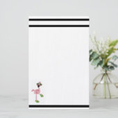 Flamingo Briefpapier (Staand voorkant)