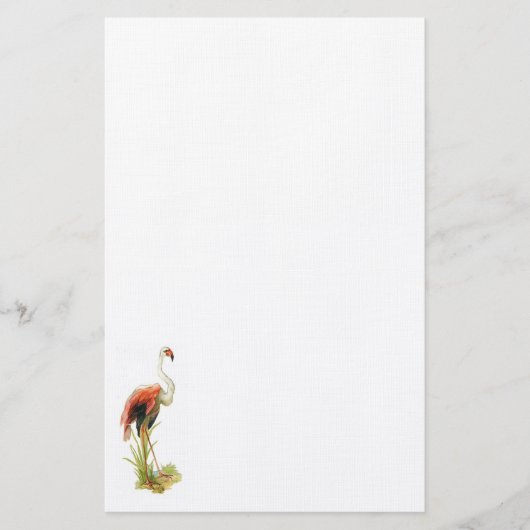 Flamingo Briefpapier (Voorkant)