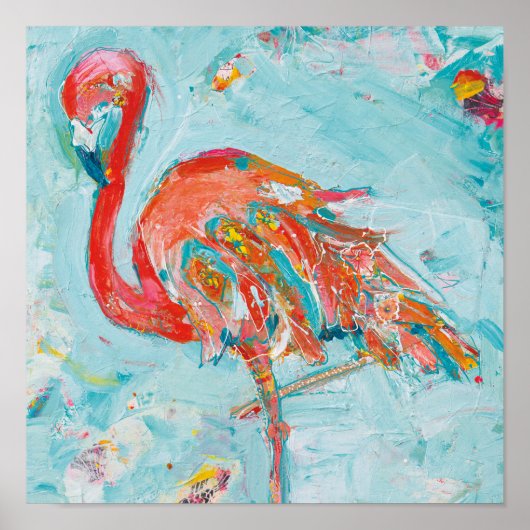 Flamingo Bright Poster (Voorkant)