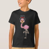 Flamingo Bruidegom Trouwring Trouwen T-shirt (Voorkant)