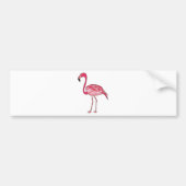 Flamingo Bumpersticker (Voorkant)