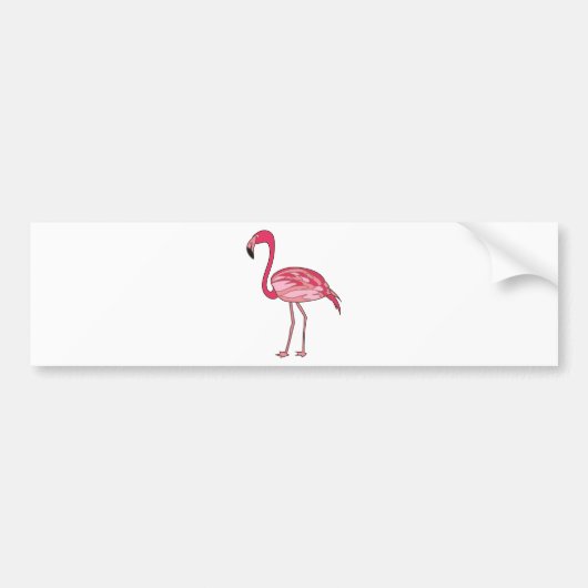 Flamingo Bumpersticker (Voorkant)