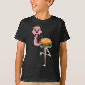 Flamingo Burger T-shirt (Voorkant)