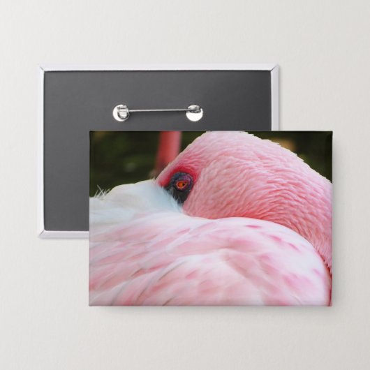 Flamingo Button (Voorkant / Achterkant)