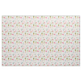 Flamingo Cactus Pineapple Hibiscus Pattern Stof (Fat Quarter)
