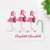Flamingo Cadeaukaart / Label Visitekaartjes (Bureau)