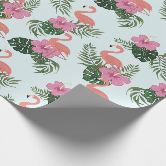 Flamingo Cadeaupapier (Hoek)