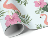 Flamingo Cadeaupapier (Rol Hoek)