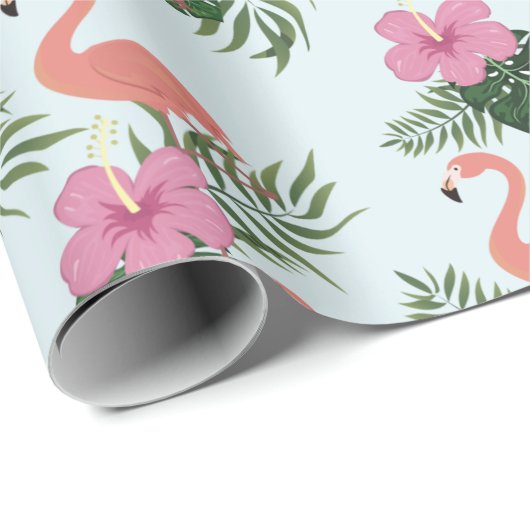 Flamingo Cadeaupapier (Rol Hoek)