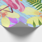 Flamingo Cadeaupapier (Hoek)