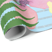 Flamingo Cadeaupapier (Rol Hoek)