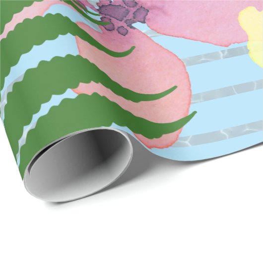 Flamingo Cadeaupapier (Rol Hoek)