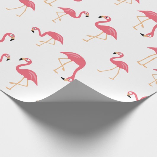 Flamingo Cadeaupapier (Hoek)
