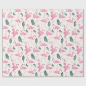 Flamingo Cadeaupapier (Vlak)