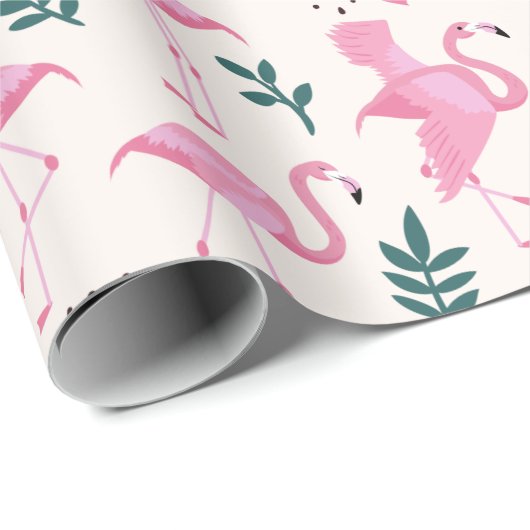 Flamingo Cadeaupapier (Rol Hoek)