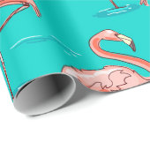 Flamingo Cadeaupapier (Rol Hoek)