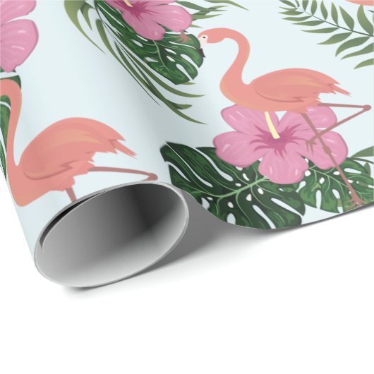 Flamingo Cadeaupapier (Rol Hoek)
