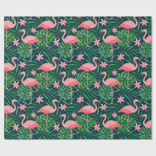 Flamingo Cadeaupapier (Vlak)