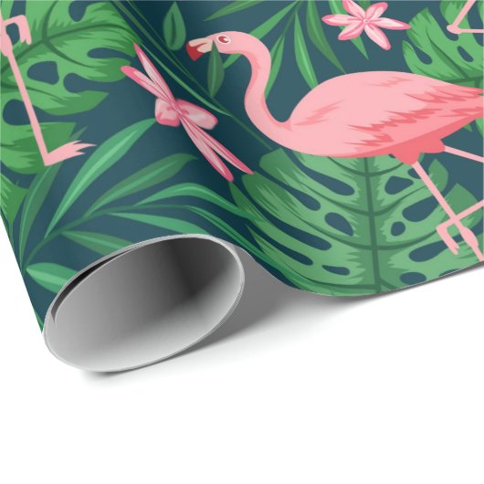 Flamingo Cadeaupapier (Rol Hoek)