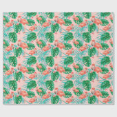 Flamingo Cadeaupapier (Vlak)