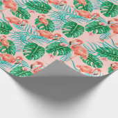 Flamingo Cadeaupapier (Hoek)