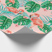 Flamingo Cadeaupapier (Hoek)