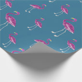 Flamingo Cadeaupapier (Hoek)