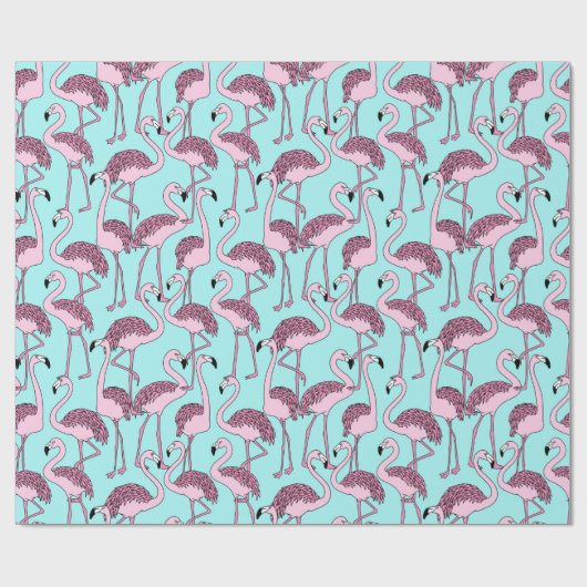 Flamingo Cadeaupapier (Vlak)