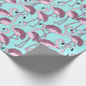 Flamingo Cadeaupapier (Hoek)