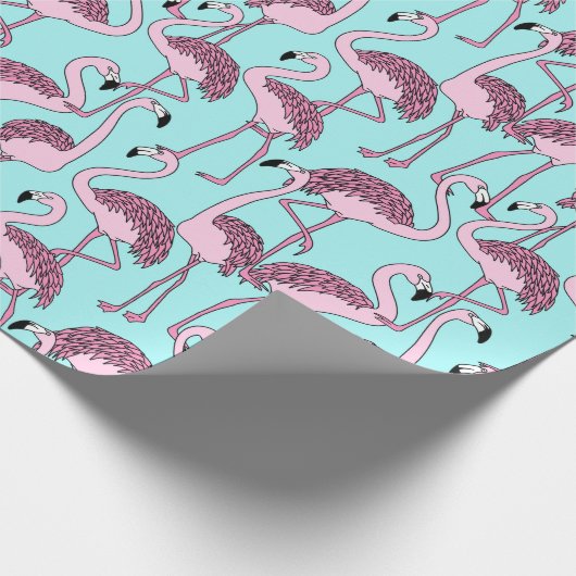 Flamingo Cadeaupapier (Hoek)