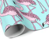 Flamingo Cadeaupapier (Rol Hoek)