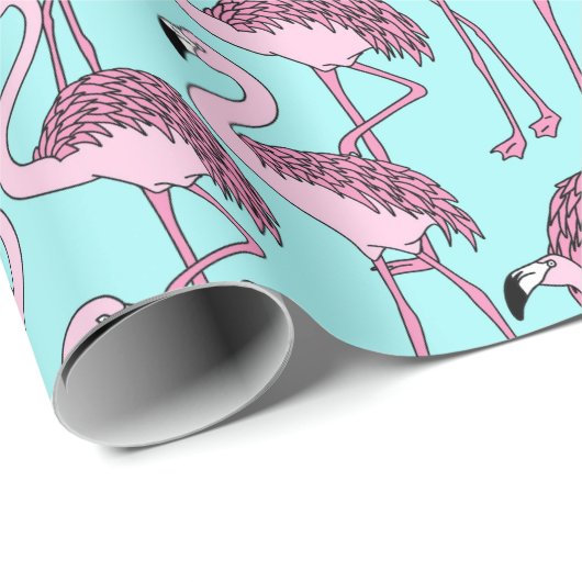 Flamingo Cadeaupapier (Rol Hoek)