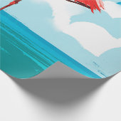 Flamingo Cadeaupapier (Hoek)