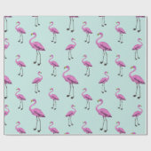 Flamingo Cadeaupapier (Vlak)
