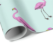 Flamingo Cadeaupapier (Rol Hoek)