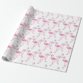 Flamingo Cadeaupapier (Uitgerold)