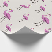 Flamingo Cadeaupapier (Hoek)